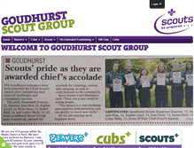 Tablet Screenshot of goudhurstscoutgroup.org.uk